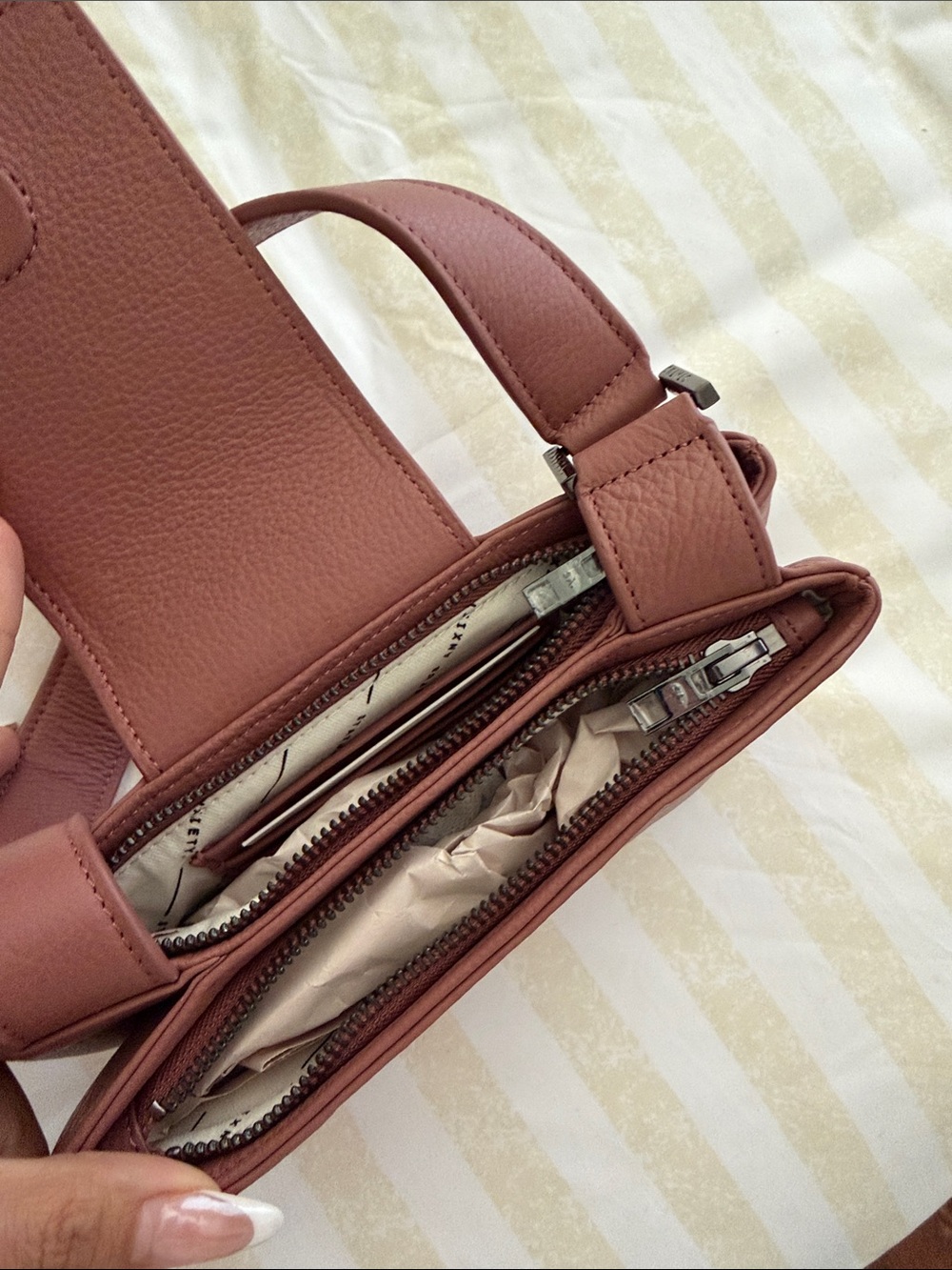 STATUS ANXIETY NEW BEAT BAG DUSTY ROSE - Picture 8 of 8